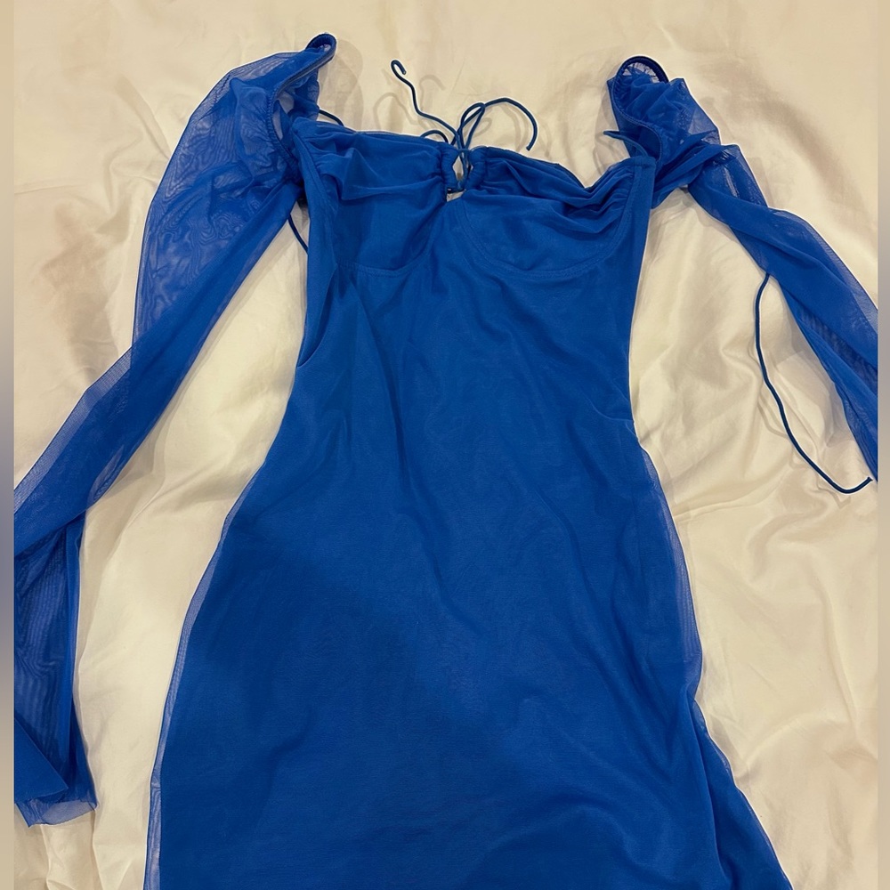 Prettiest royal blue dress for hoco wofo